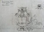 Dessin préparatoire pour la tour Villebon